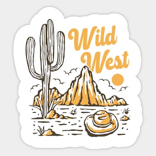 Wild west Sticker